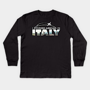 Italy Study Abroad Kids Long Sleeve T-Shirt